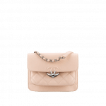 Chanel Nude Grained Calfskin Small Flap Bag