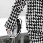 Chanel Silver/Black Round Clutch Bag - Fall 2017