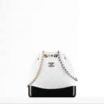 Chanel White/Black Gabrielle Backpack Bag