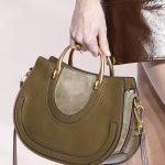 Chloe Khaki Top Handle Pixie Bag - Fall 2017