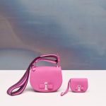 Delvaux Heliotrope Le Mutin Card Holder and Mini Bag