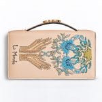 Dior Beige The World Card Embroidered Tarot Pouch Bag