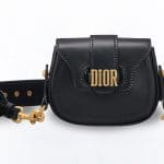 Dior Black D-Fence Mini Saddle Bag