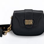 Dior Black D-Fence Saddle Bag