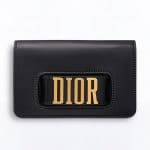 Dior Black Dior Pouch Bag with Slot Handclasp