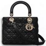 Dior Black Supple Lady Dior Bag