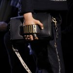 Dior Blue Flap Bag with Denim Monogram Shoulder Strap 2 - Fall 2017