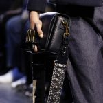 Dior Blue Flap Bag with Denim Monogram Shoulder Strap - Fall 2017