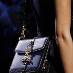 Dior Blue Studded Flap Bag - Fall 2017