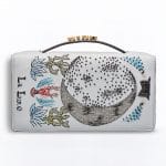 Dior Grey The Moon Card Embroidered Tarot Pouch Bag