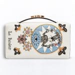 Dior Off-White The Magician Card Embroidered Tarot Pouch Bag