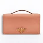 Dior Powder Pink Bee Pouch Bag