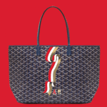 Goyard Navy Banniere Saint Louis Tote Bag