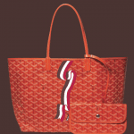 Goyard Orange Banniere Saint Louis Tote Bag