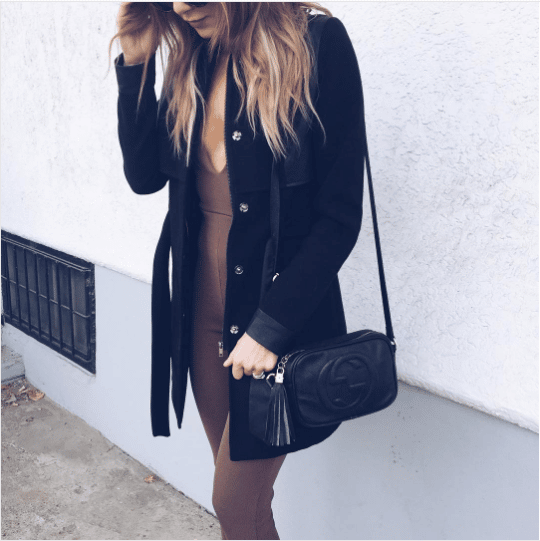 gucci black soho disco bag