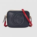 Gucci Blue/Red/White Soho Disco Bag