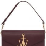 J.W. Anderson Bordeaux Logo Purse Bag