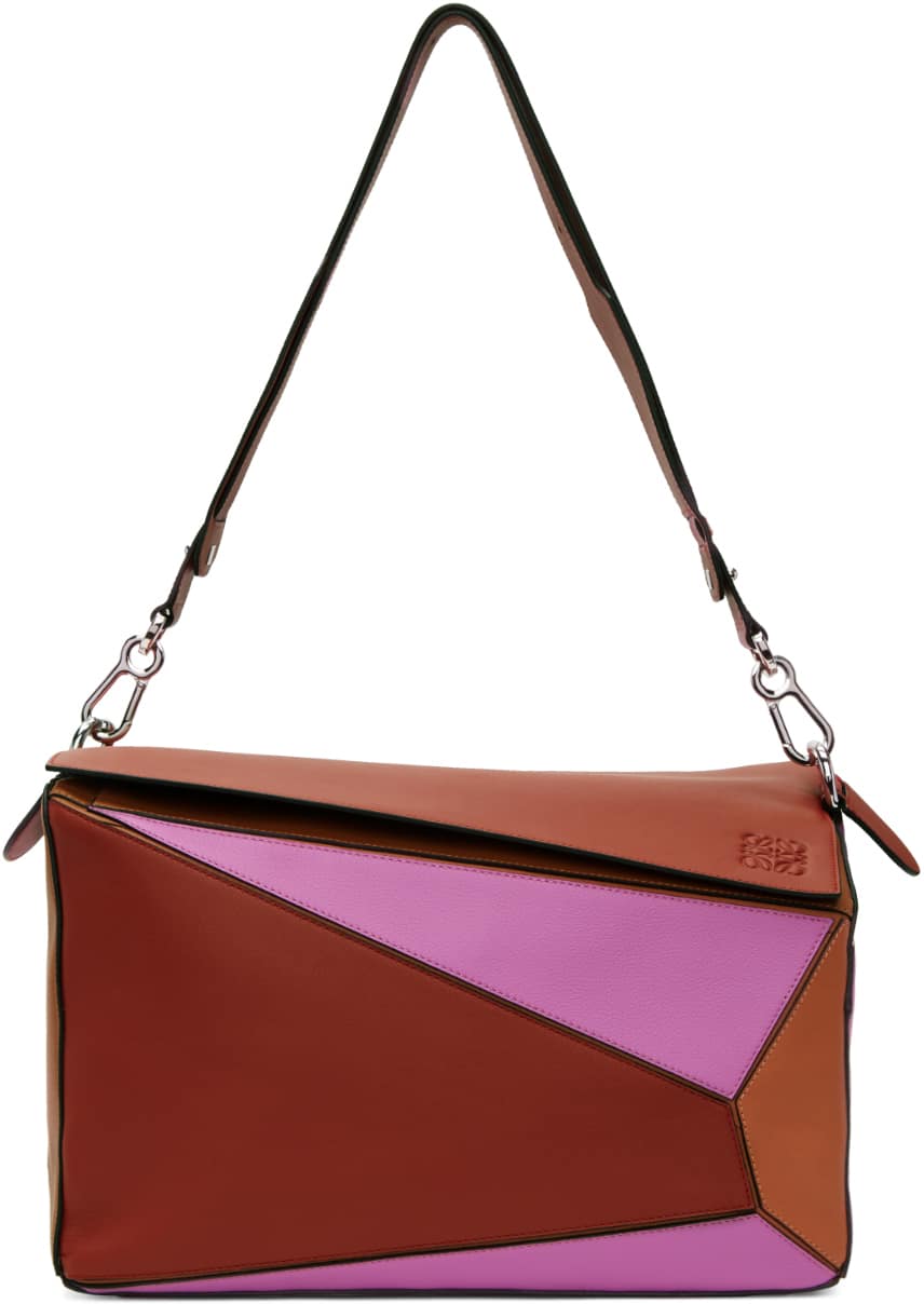 Loewe Tricolor Xl Puzzle Bag