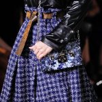 Louis Vuitton Blue/White Crocodile Petite Malle Bag - Fall 2017