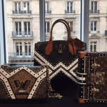 Louis Vuitton Monogram Canvas with Brogue Pattern City Steamer / Twist and Petite Malle Bags - Fall 2017