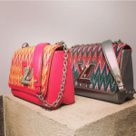 Louis Vuitton Pink and Silver Embroidered Twist Bags - Pre-Fall 2017