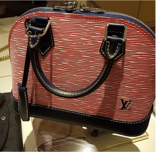 Louis Vuitton Denim Epi Alma BB