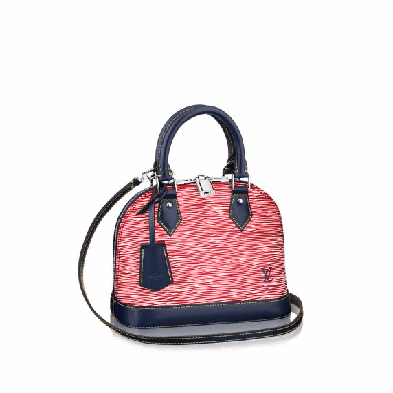 Louis Vuitton Vintage - Epi Denim Alma BB Bag - Red Blue - Leather and Epi  Leather Handbag - Luxury High Quality - Avvenice