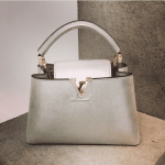 Louis Vuitton Silver Capucines Bag - Pre- Fall 2017