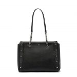 MCM Black Large Catherine Studs Tote Bag