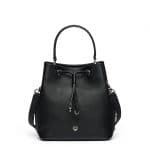 MCM Black Small Catherine Studs Drawstring Bag