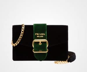 prada velvet backpack
