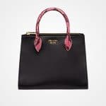 Prada Black/Pale Rose Leather:Ayers Paradigme Bag