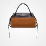 Prada Cognac/Black Bowling Ribbon Bag