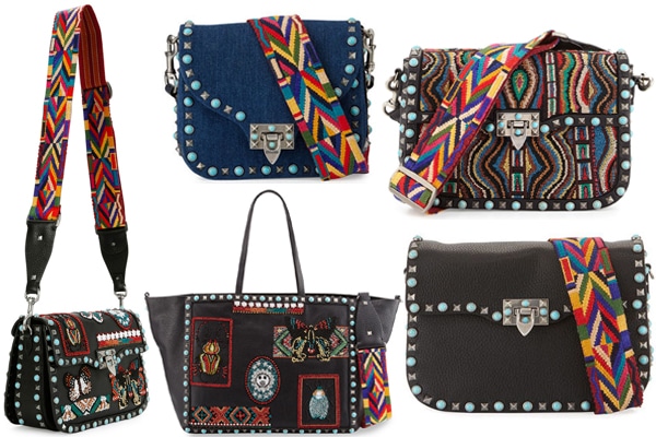 Designer Bags with Canvas Shoulder Straps - Spotted Fashion