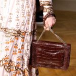 Valentino Burgundy Crocodile Flap Bag - Fall 2017