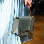 Valentino Light Green Flap Bag with Studded Lipstick Holder - Fall 2017