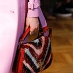 Valentino Red Embellished Saddle Bag - Fall 2017