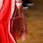 Valentino Red Flap Bag with Multicolor Lipstick Holder - Fall 2017