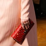 Valentino Red Rockstud Clutch Bag - Fall 2017