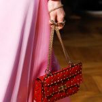 Valentino Red Rockstud Spike Flap Bag - Fall 2017