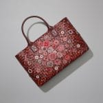 Bottega Veneta Multicolor Karung/Ayers Floral Embellished Cabat Bag