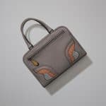 Bottega Veneta Steel Deerskin/Lizard/Ostrich Brera Bag