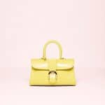 Delvaux Citron Alligator Sunshine Brillant East:West Mini Bag