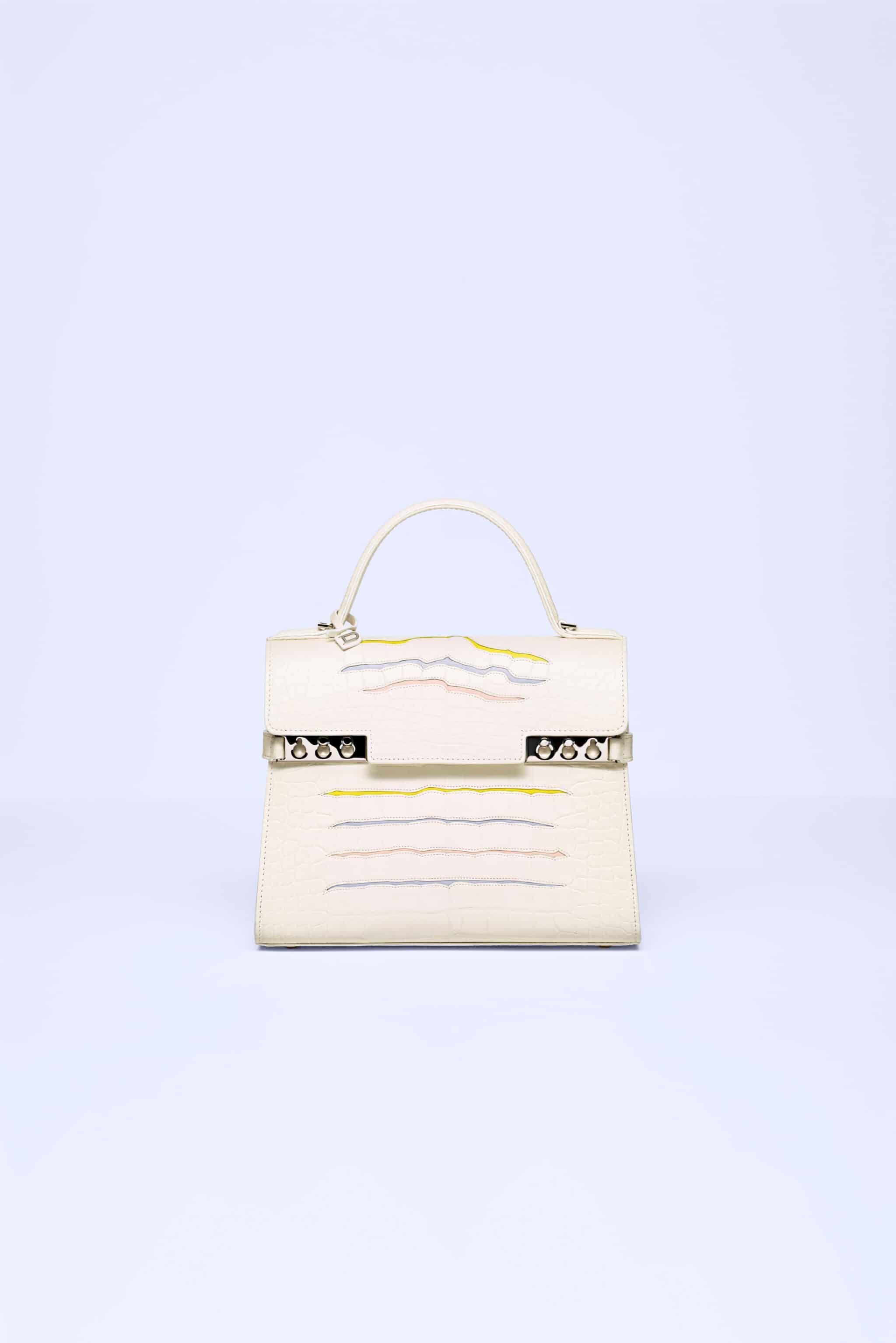 rare DELVAUX 2017 Limited Edition Tempete MM B Papillon lambskin