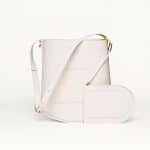 Delvaux Ivory/Citron Pin Bag