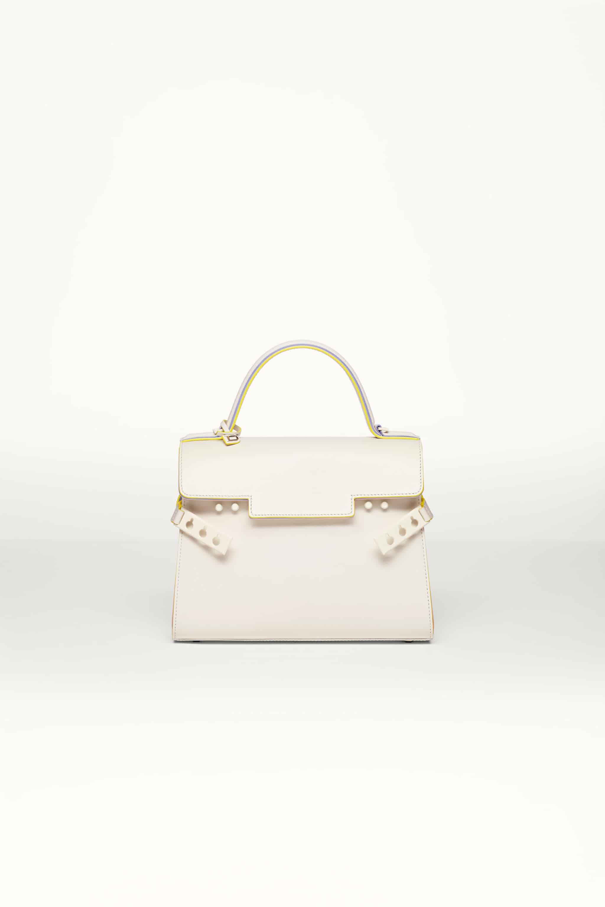 Delvaux Tempête Mini Ivory/lilac - MaBelleSac