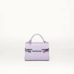 Delvaux Lilas Autruche Tempete Mini Bag