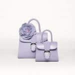 Delvaux Lilas Brillant MM and Mini Bags