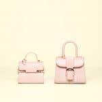 Delvaux Nude Alligator Gel Tempete Micro and Brillant Mini Bags