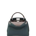 Fendi Green Bicolor Peekaboo Mini Bag